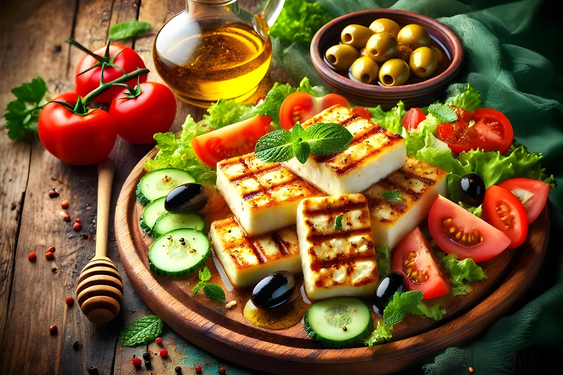 Cyprus-Style Halloumi Cheese