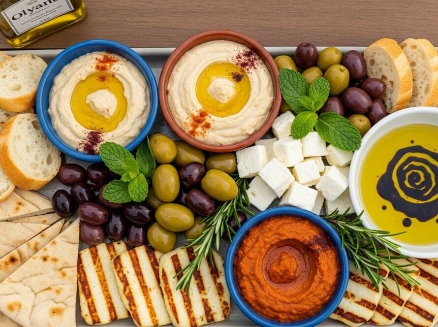 Olyana mezze platter