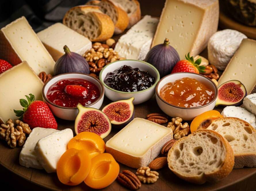 Olyana Saudi jams and cheeses