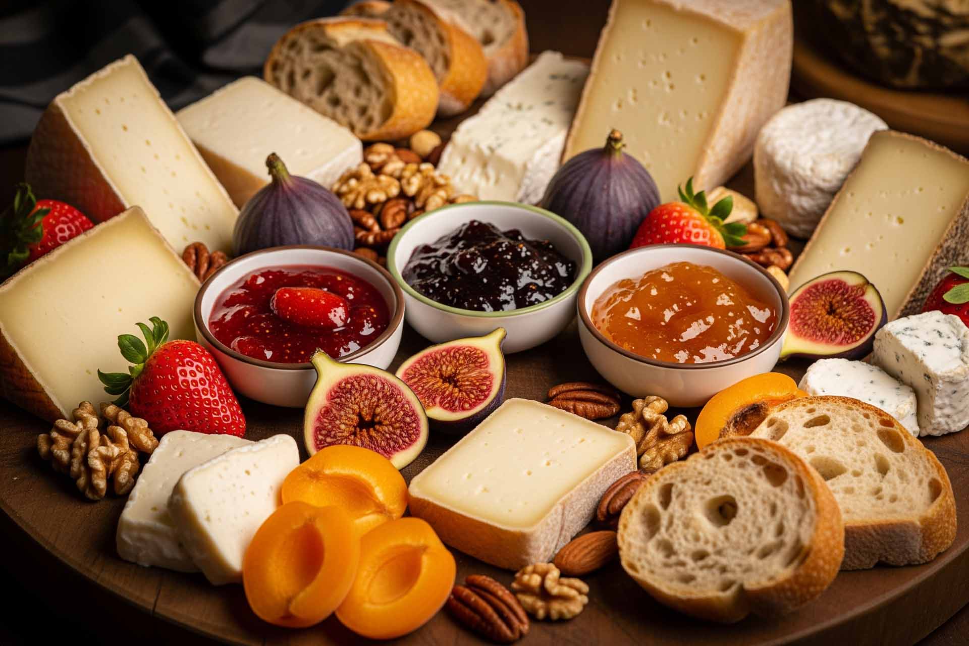 Olyana Saudi jams and cheeses
